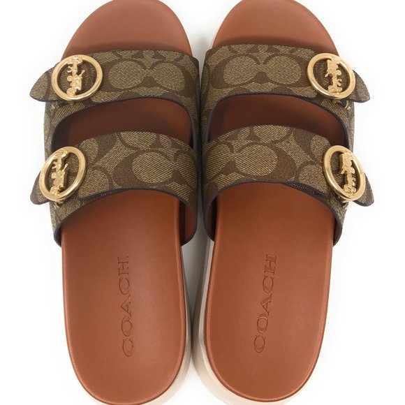 Coach Gable Sandal with Double Strap and Sandal Horse And Carriage Buckle - Picture 6 of 6